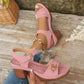 🥰Maximal 50 % Rabatt👡Damen Sandalen mit Blockabsatz