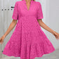 👗Sommer Neu💃Damen V-Ausschnitt A-Linie Ausschnitt Bedrucktes Kleid
