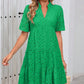 👗Sommer Neu💃Damen V-Ausschnitt A-Linie Ausschnitt Bedrucktes Kleid