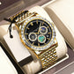 🎁Verkauf 50% RABATT⏳Luxus Stahl Quarzuhr für Herren⌚