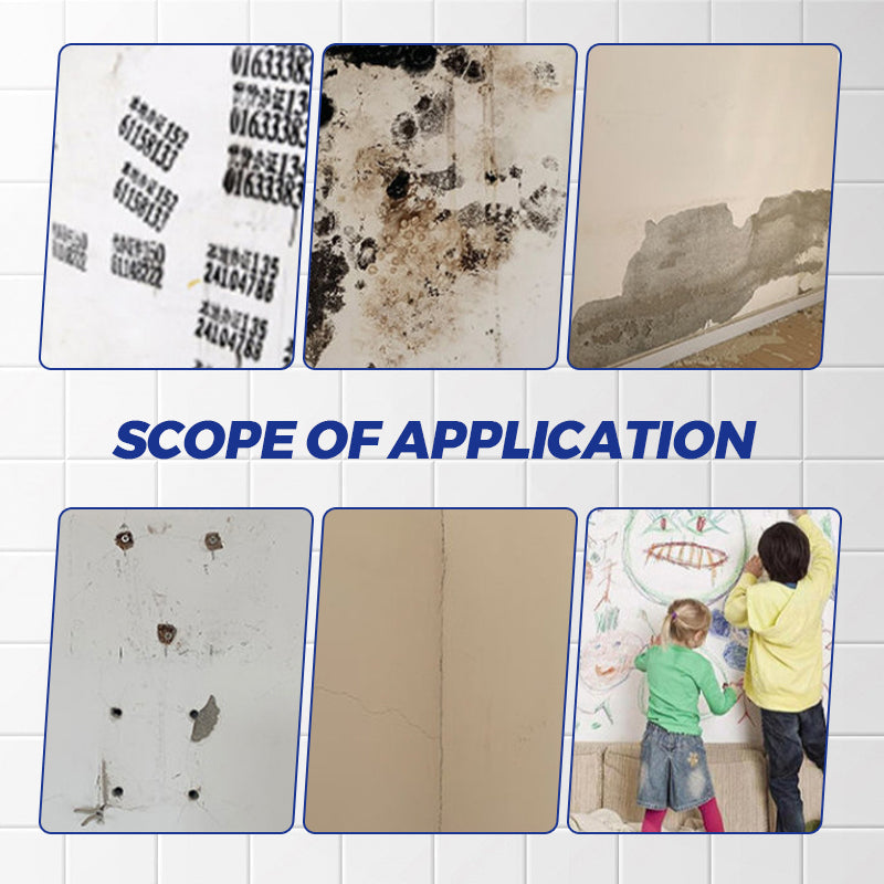 🛡️🌿Limited Time Offer: Buy 3 Get 1 Free💧🧼 Waterproof & Mold-Resistant Wall Repair Paste - Effective Water Resistance, Mold Endurance, The Ideal Choice for Wall Repair!