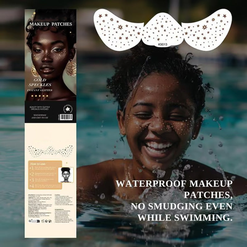 🌸✨ Zeitlich befristet: Kauf 1, bekomme 1 kostenlos 💖 Glitzernde Freckles Gesichtstätowierung Leicht schaffst du charmante Freckles, einen blendenden Look, perfekt für Feste und Feierlichkeiten, und fügst mehr Glamour zu deiner Gesichtsschmückung hinzu!