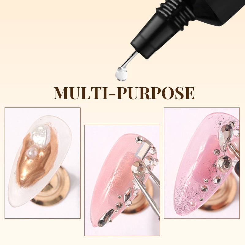 📣Limitierte Aktion: Kauf 3, erhalte 3 gratis💅 Durchsichtiger Nagelkleber mit Präzisionsapplikator