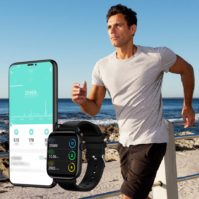🔥💪Ganztägige Fitnessüberwachung🏋️‍♂️📱 Mode-Smartwatch mit Bluetooth🕒🔗 - Aktivitätentracker, Fitness-Partner für den ganzen Tag!