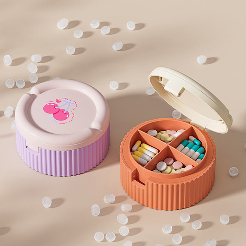💊🥤Kaufen Sie 3 und erhalten Sie 2 gratis🎉 Pillen-Organizer mit faltbarem Silikonbecher - Einfache Medikamentenverwaltung, Reisebegleiter, Helfer für die Gesundheit!