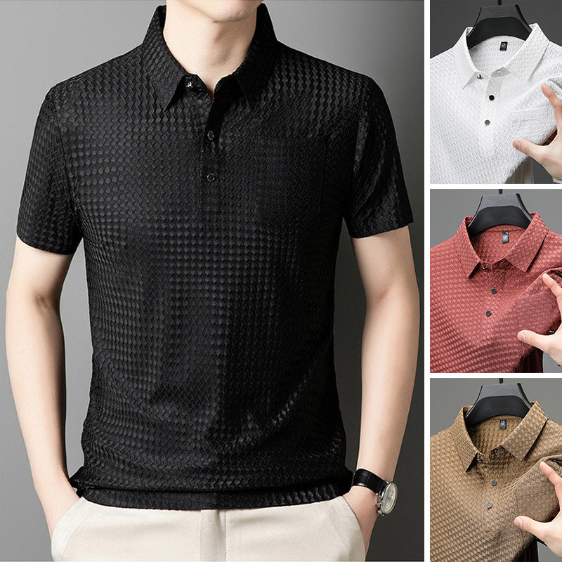 🔥Heiße 50% Rabatt🔥 👕Männer Texturiertes Kurzarmhemd