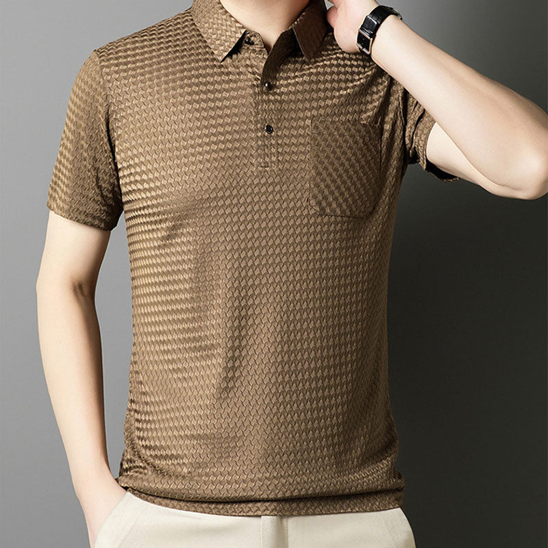 🔥Heiße 50% Rabatt🔥 👕Männer Texturiertes Kurzarmhemd