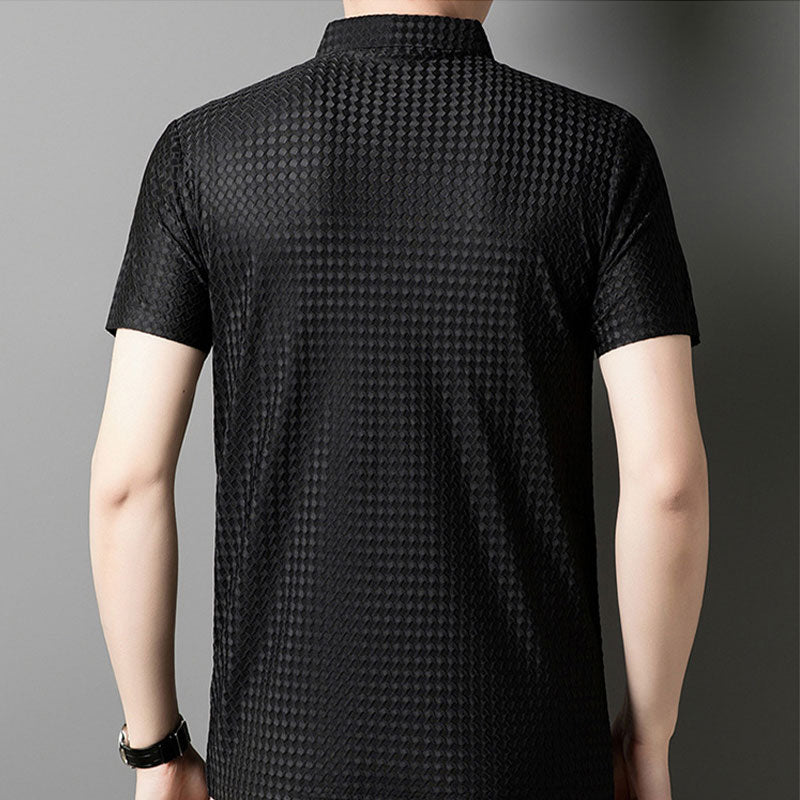 🔥Heiße 50% Rabatt🔥 👕Männer Texturiertes Kurzarmhemd