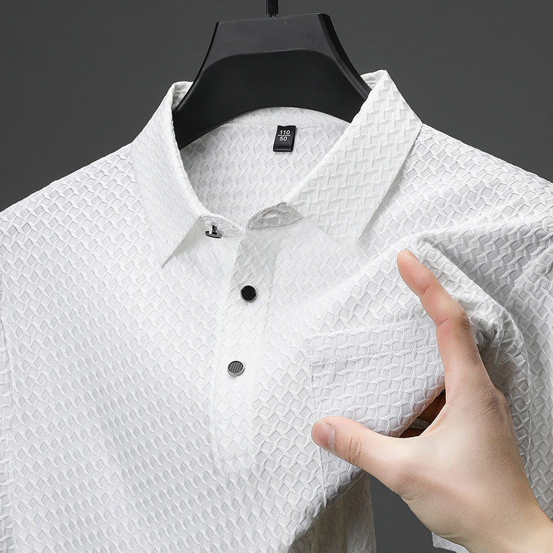🔥Heiße 50% Rabatt🔥 👕Männer Texturiertes Kurzarmhemd