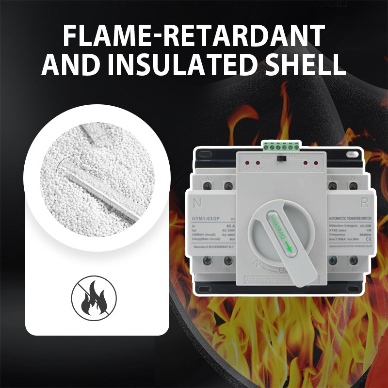 220V Dual Power Automatic Transfer Toggle Control Switch