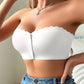 🔥 Letzter Tag 60% Rabatt! 🔥Kaufen Sie 2, bekommen Sie 1 kostenlos 🔥Nahtloser trägerloser Bandeau-BH mit Frontverschluss