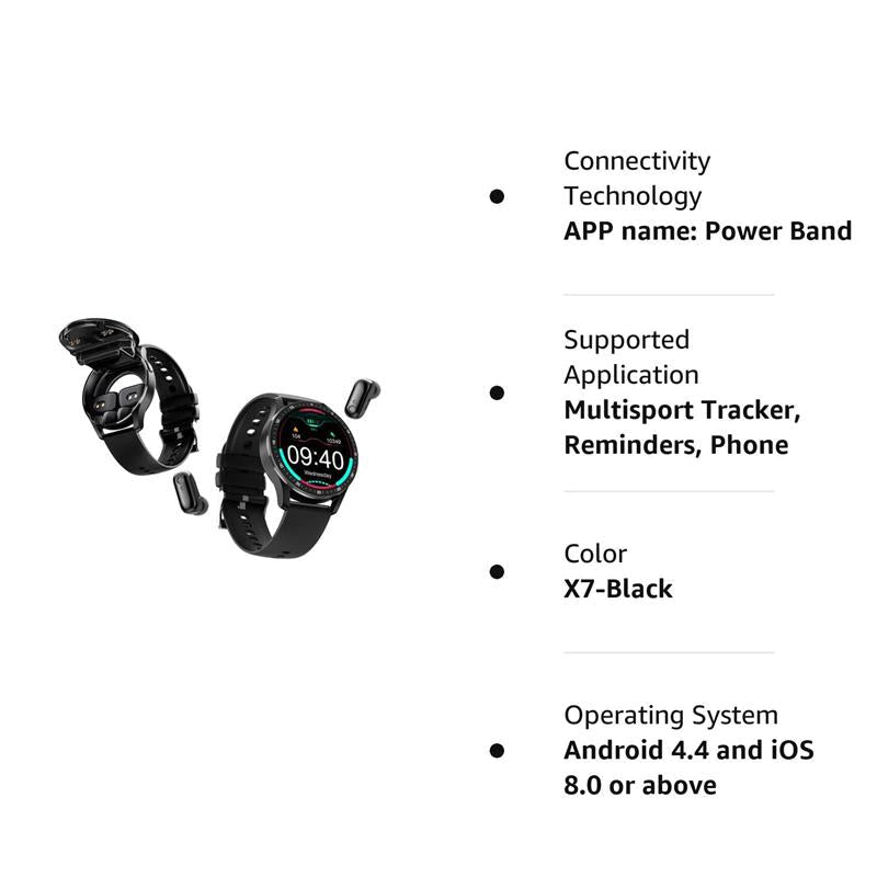 🔥2025 Limited hot sale🔥 2 in 1 SmartWatch mit Bluetooth Kopfhörer