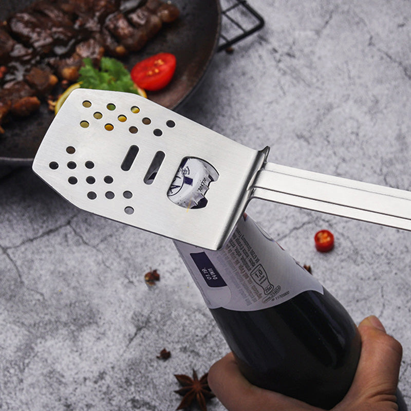 🔥Heißer Verkauf🥓3-in-1 Camping BBQ Grill Utensilien Home Gabel Spatel Clip（✈️Kostenloser Versand）