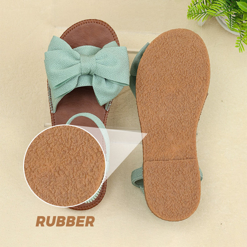 👡🌸Women's Fashion Bow Flat Sandals - 59% OFF for Goddess Day! Elegantes Design🌸Komfortabel tragen, Sommer Essential!