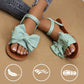 👡🌸Women's Fashion Bow Flat Sandals - 59% OFF for Goddess Day! Elegantes Design🌸Komfortabel tragen, Sommer Essential!