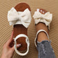 👡🌸Women's Fashion Bow Flat Sandals - 59% OFF for Goddess Day! Elegantes Design🌸Komfortabel tragen, Sommer Essential!