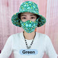 🌞Sommer Begrenzte Zeit 59% Rabatt! 👒Women's Floral Print Bucket Sun Hat mit Maske