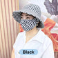 🌞Sommer Begrenzte Zeit 59% Rabatt! 👒Women's Floral Print Bucket Sun Hat mit Maske