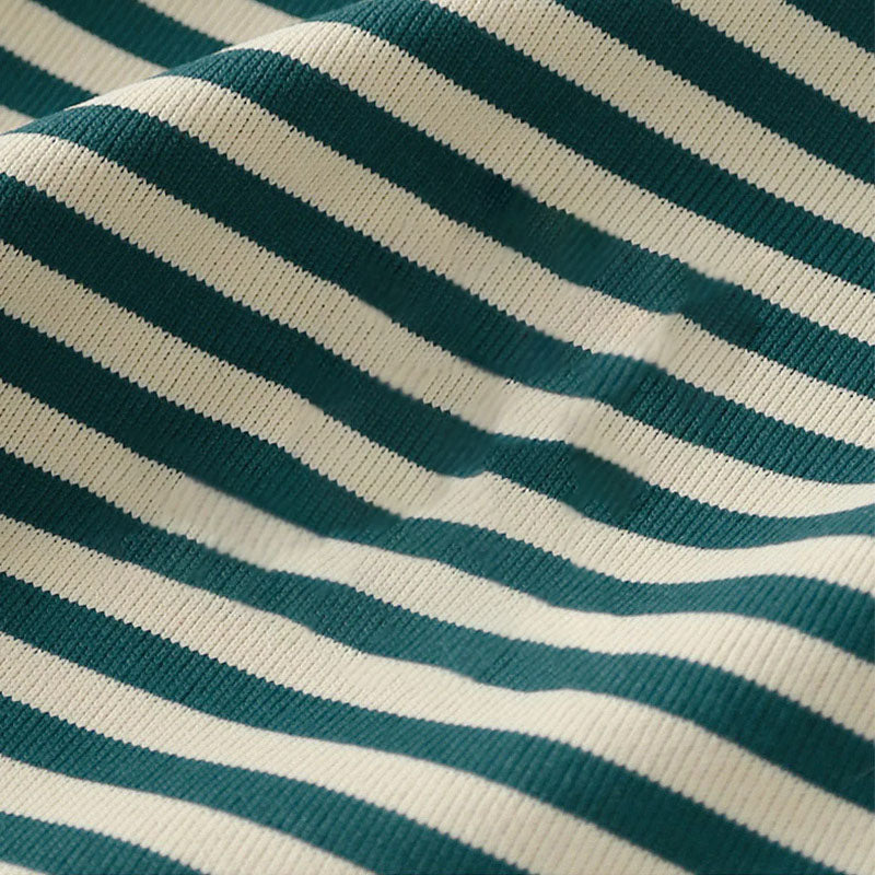 🏖️ Sommerrabatt von 50 % ⏳ Gestreiftes T-Shirt aus Eisseide für Herren