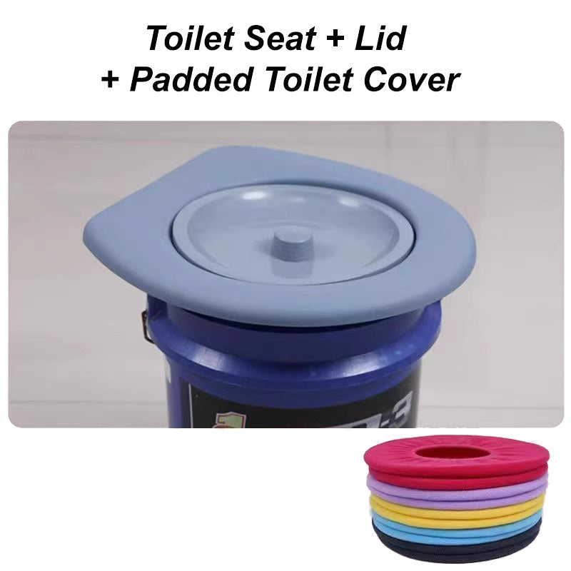 Ergonomischer Toilettensitz für Eimertoiletten für Senioren