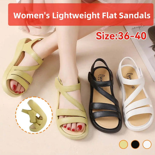 🌞Neuheiten für den Sommer 2025👡Leichte, flache Sandalen für Damen