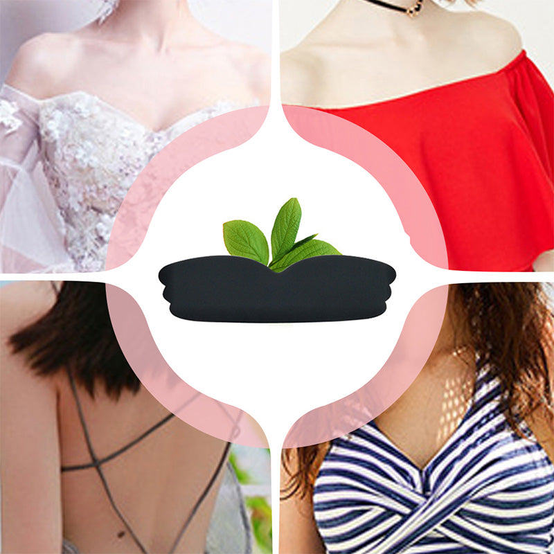 ✨3 Kaufen, 2 Gratis erhalten🥰Silikon-unsichtbarer, haftender Push-up-BH