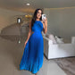 🌈Damen Neckholder-Plissee-Kleid mit Farbverlauf