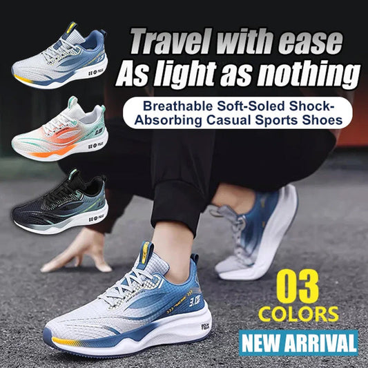 🍃Atmungsaktive, weiche Sohle, stoßdämpfende Sport-Freizeitschuhe👟