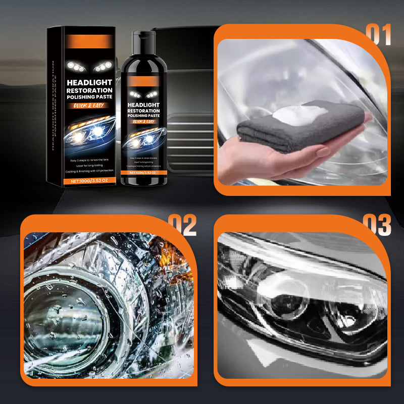 🔥Neuer Verkaufsschlager❤️‍🔥 Scheinwerfer-Fleckenentferner und Polierpaste Jetzt bestellen Kaufen Sie 3 und erhalten Sie 3 gratis Mehr