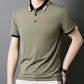 🔥Herren Stretch Ice Silk Kurzarm-T-Shirt mit Revers