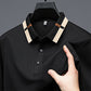 🔥Herren Stretch Ice Silk Kurzarm-T-Shirt mit Revers