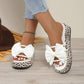 🏖️Sommerschlussverkauf 50% Rabatt👡Slipper mit Leopardenmuster, Schleife und dicker Sohle