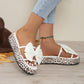 🏖️Sommerschlussverkauf 50% Rabatt👡Slipper mit Leopardenmuster, Schleife und dicker Sohle