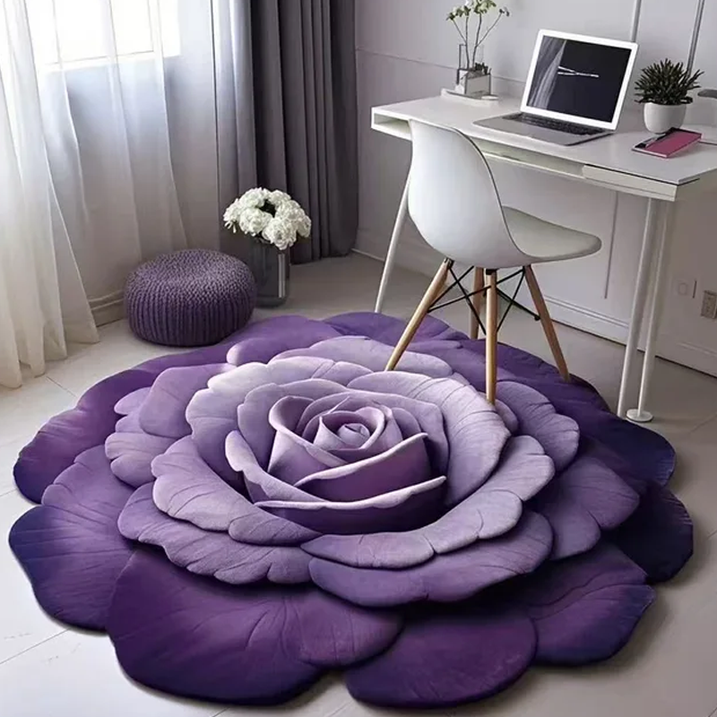 🌸Floral Plüsch & Kieselgur Bodenmatte-Firewalky
