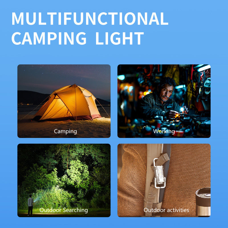 Multifunktionale Mini-Schlüsselanhänger-Taschenlampe mit Clip