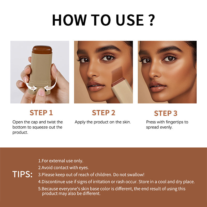 💖Kaufe 1 und erhalte 1 gratis🥰Feuchtigkeitsspendender und aufhellender Essential Foundation Stick
