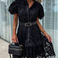 🌸👗Goddess Day Special Offer🎉 50% OFF! Women's Retro Short Sleeve Hollow Out Lace Dress - Elegante Spitze, Vintage-Charme, zeigen Sie Ihre einzigartige Attraktivität!