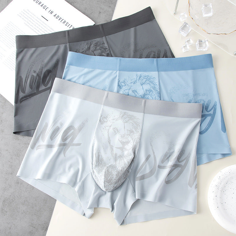 🩲❄️Kaufen Sie 1 und erhalten Sie 2 gratis🌞 Atmungsaktive Herren-Sommer-Boxershorts - leicht und atmungsaktiv, bequeme Passform, unverzichtbar im Sommer!