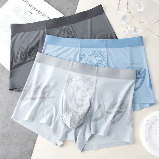 🩲❄️Kaufen Sie 1 und erhalten Sie 2 gratis🌞 Atmungsaktive Herren-Sommer-Boxershorts - leicht und atmungsaktiv, bequeme Passform, unverzichtbar im Sommer!