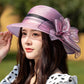 🌞2025 Summer New👒Elegant Wide Brim Flower UV Protective Hat