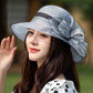 🌞2025 Summer New👒Elegant Wide Brim Flower UV Protective Hat