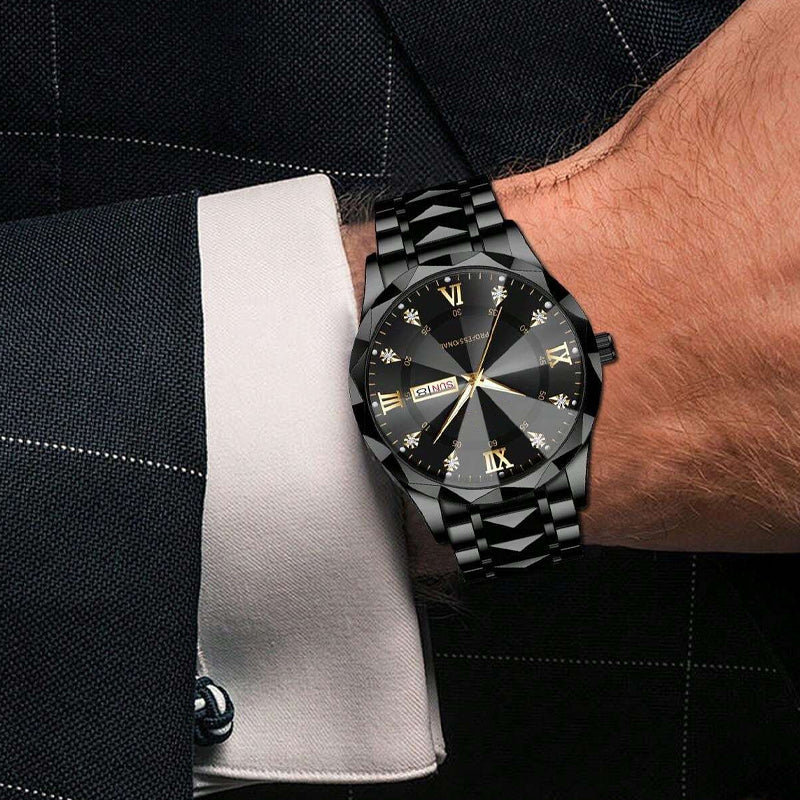 💎Luxuriöse wasserdichte analoge Quarzuhren für Herren⌚