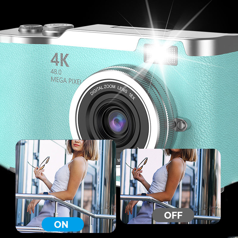 🌈4K HD Flip-Screen Digitalkamera📸