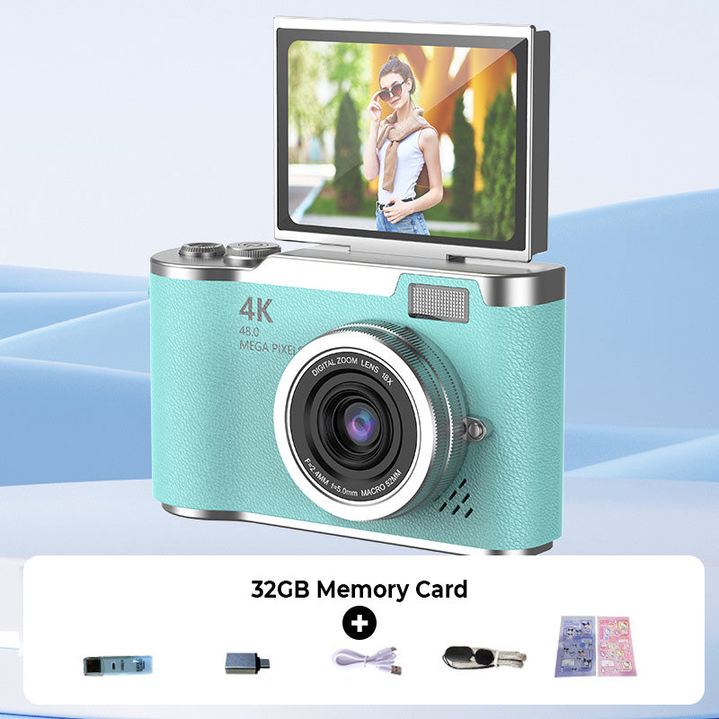 🌈4K HD Flip-Screen Digitalkamera📸