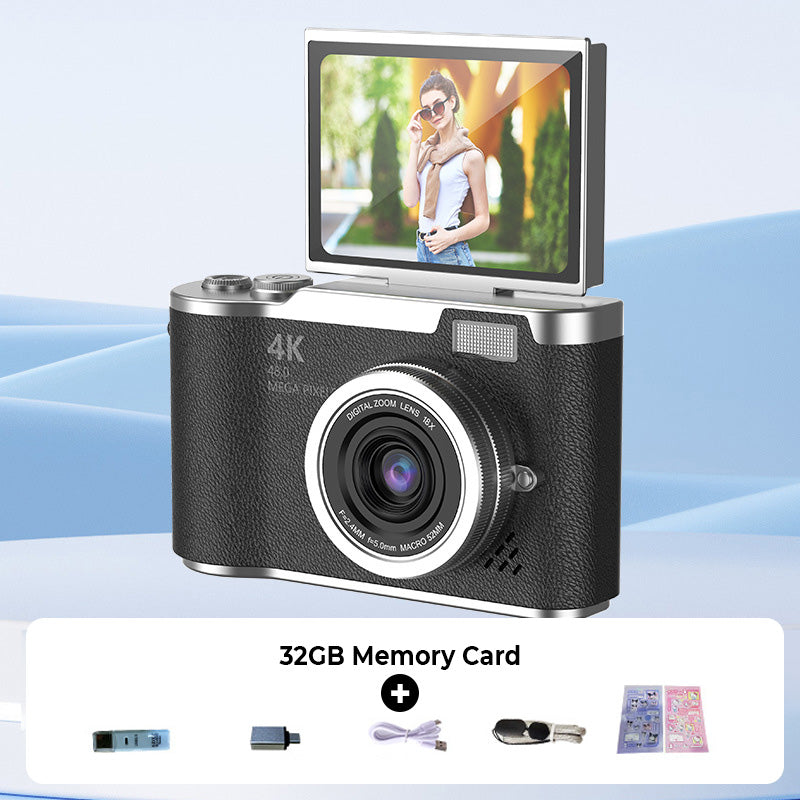 🌈4K HD Flip-Screen Digitalkamera📸