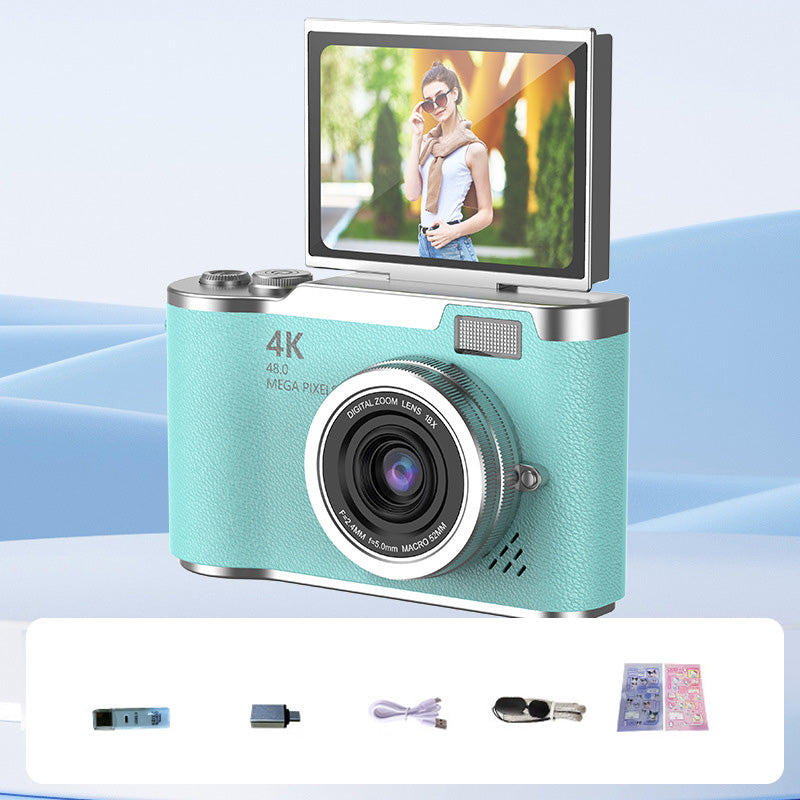 🌈4K HD Flip-Screen Digitalkamera📸