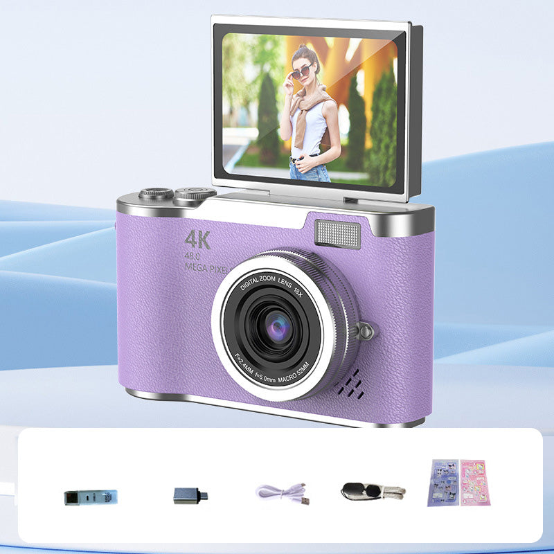 🌈4K HD Flip-Screen Digitalkamera📸