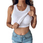 ⏳Begrenzte Zeit 50% Rabatt💥Geripptes Tanktop mit BH für Damen