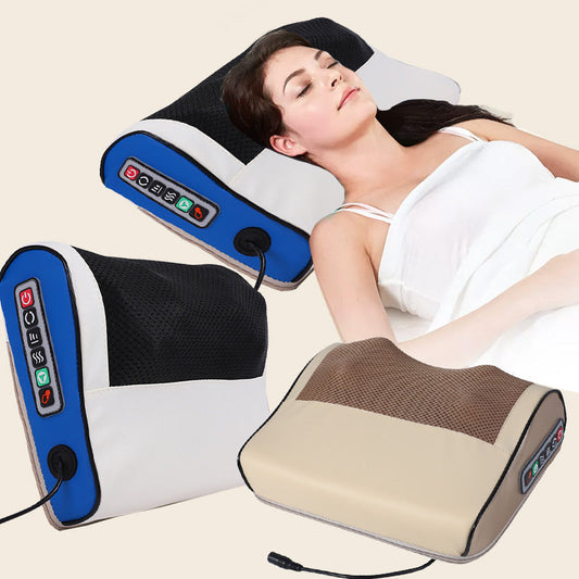 🎊Beseitigt alle Müdigkeit im Handumdrehen🎊Multifunktionales Knetmassage-Kissen mit Wärme