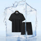 🔥Sommerrabatt von 50%🔥Herren-Sommer-Trainingsanzug mit Kurzarmshirt & Shorts
